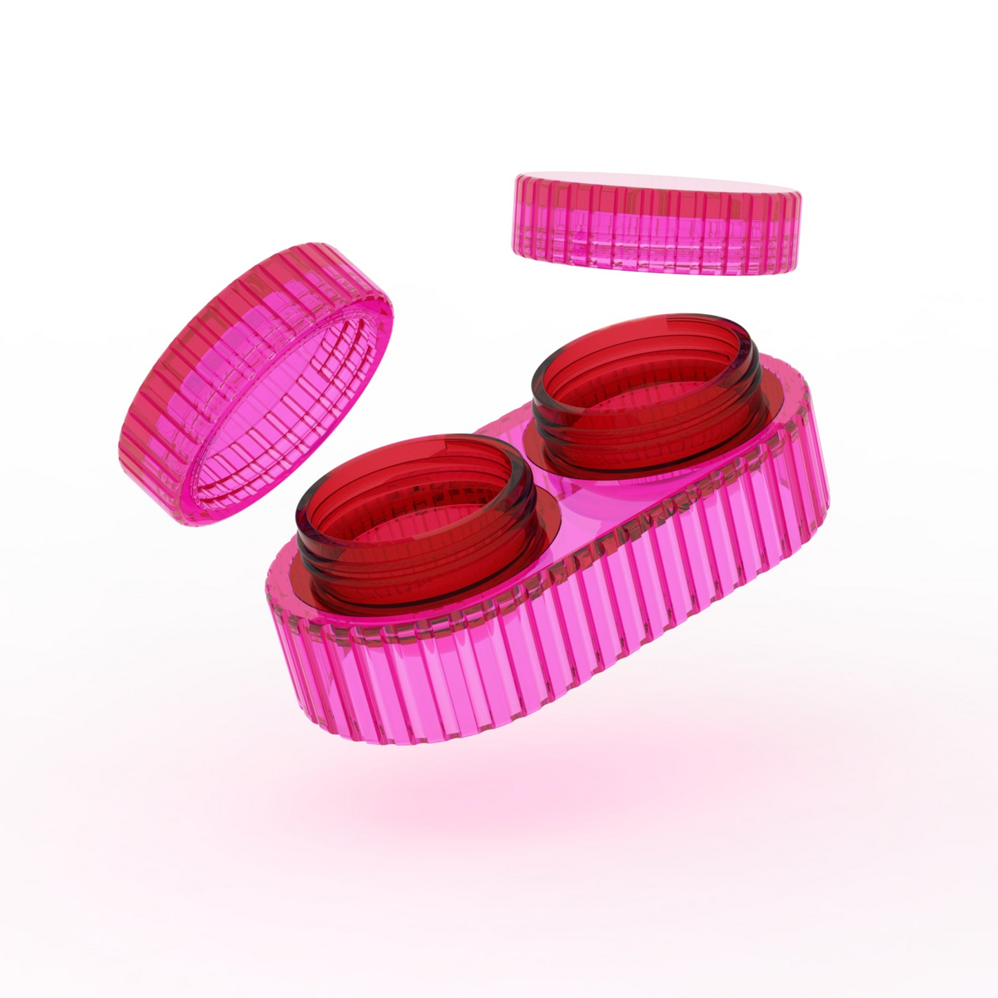 Contact Lens Case – Hot Pink