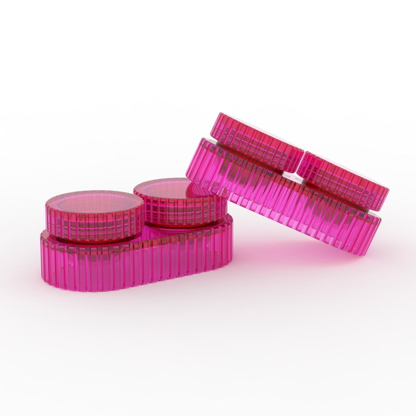 Contact Lens Case – Hot Pink