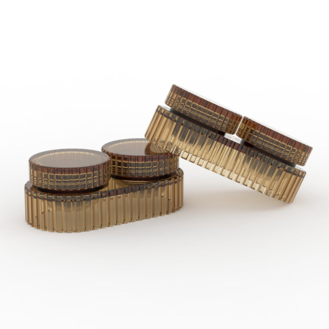 Contact Lens Case – Champagne